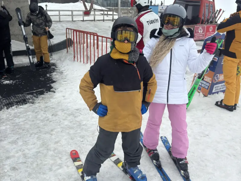 Erciyes Anne Çocuk Kayak Dersi